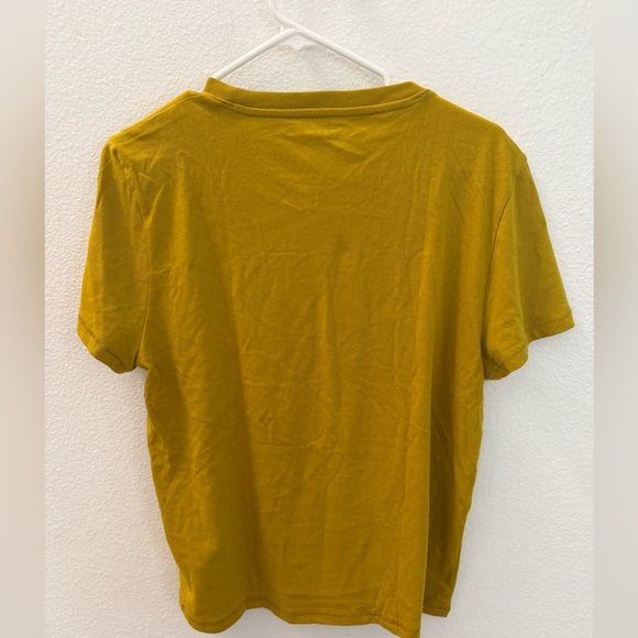 NWOT J. Crew Vintage Jersey in Mustard Yellow size L - Picture 5 of 5